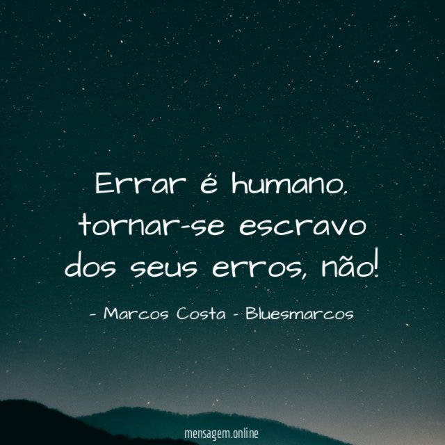 Errar é humano