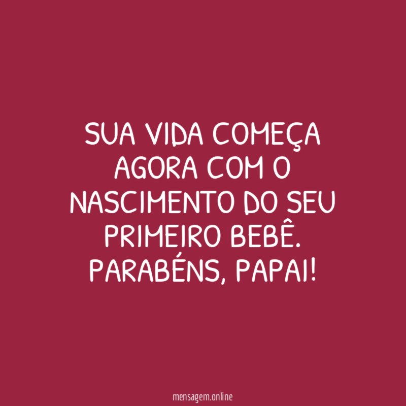 O nascimento do seu bebê