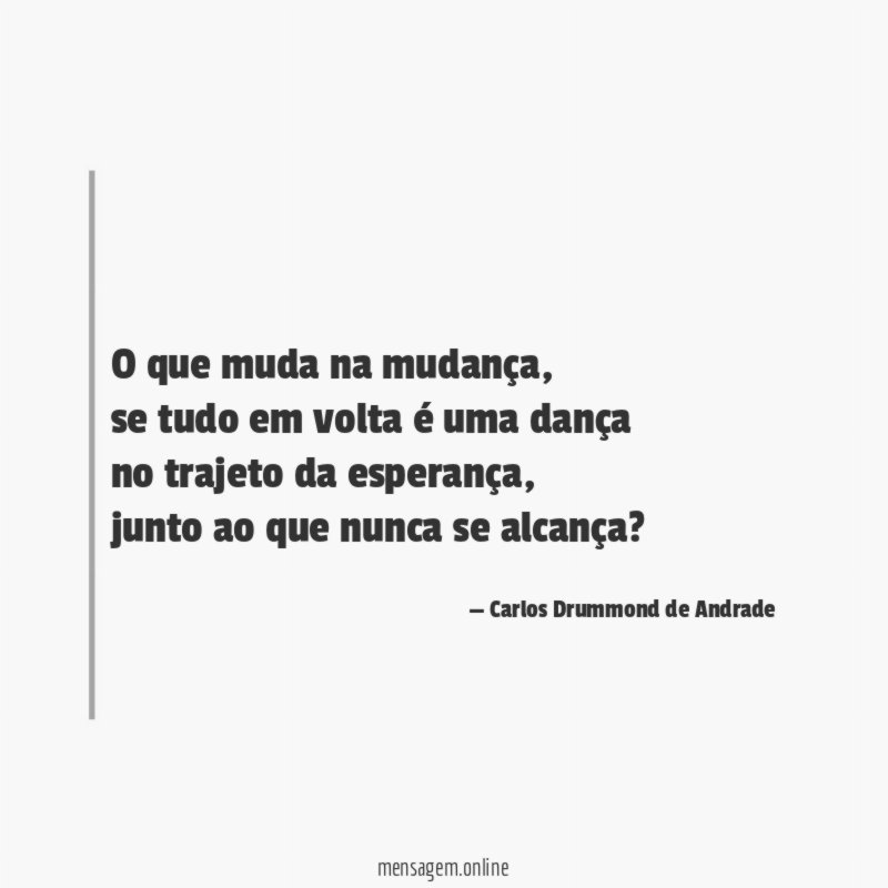 O que muda na mudança