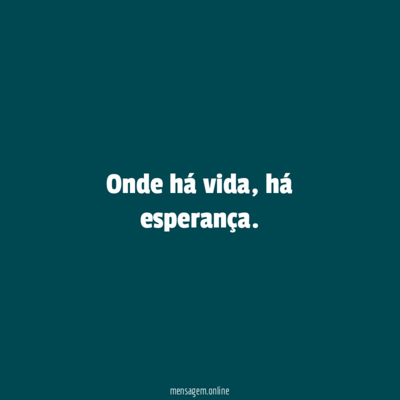 Onde há vida