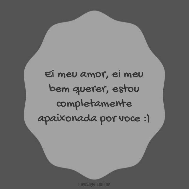 Ei meu amor