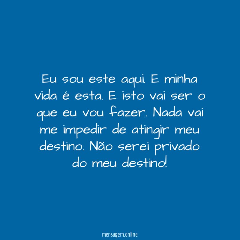 Eu sou este aqui