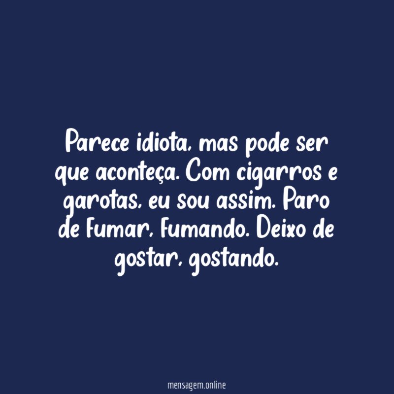 Parece idiota