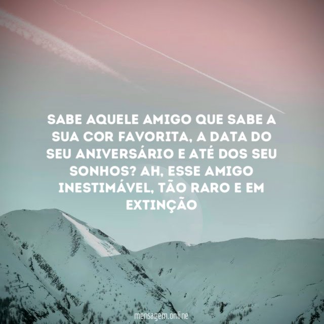 Sabe aquele amigo que sabe a sua cor favorita