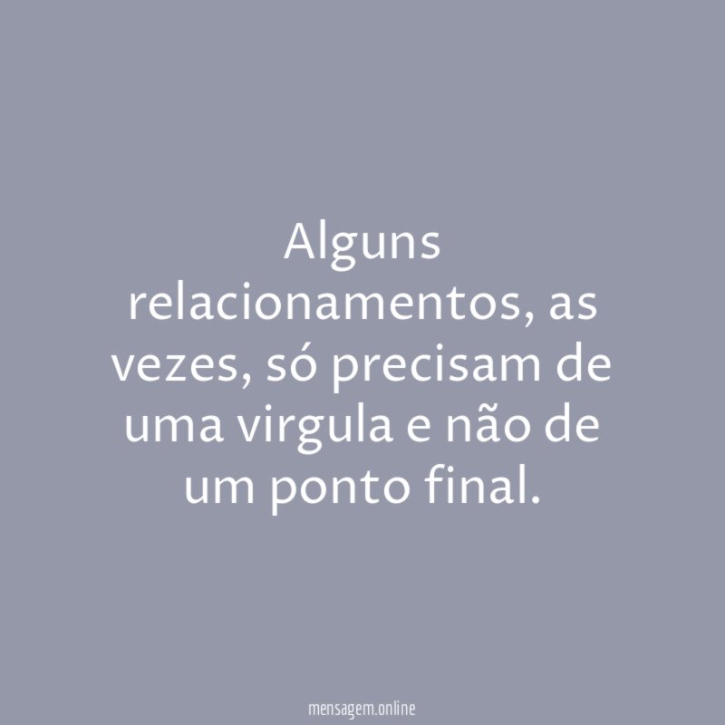Alguns relacionamentos