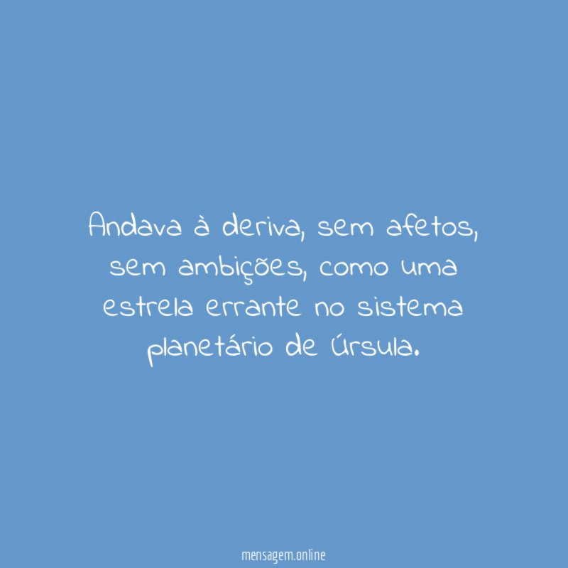 Andava à deriva