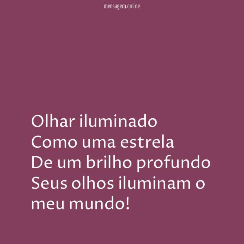 Olhar iluminado