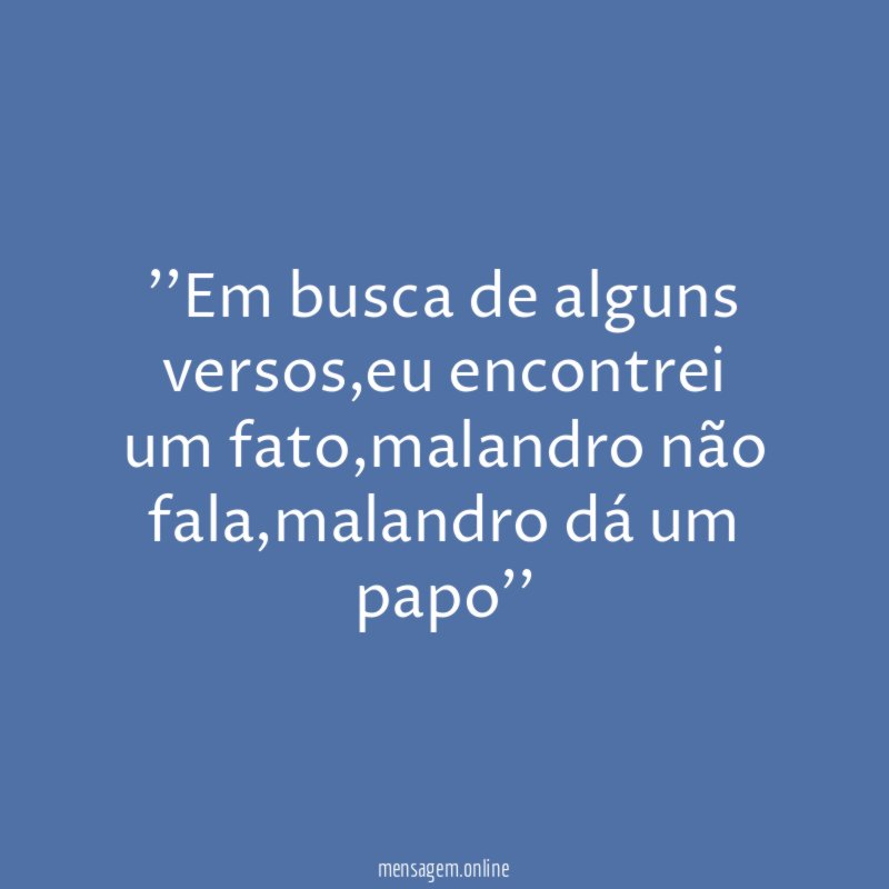 'Em busca de alguns versos