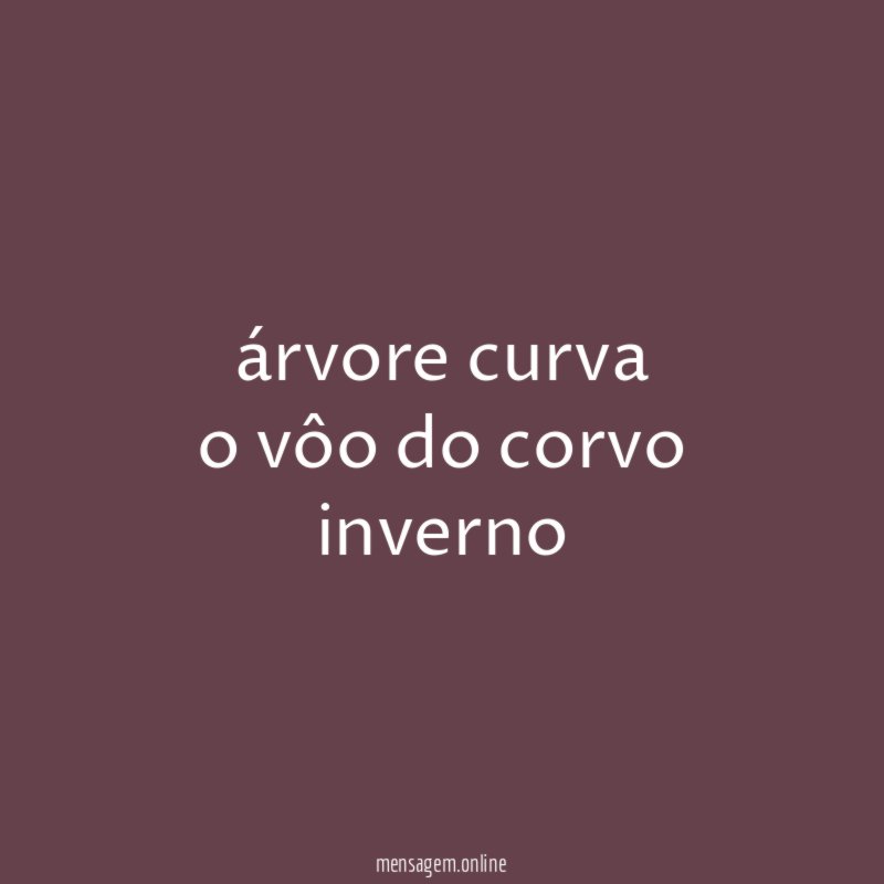 árvore curva o vôo do corvo inverno