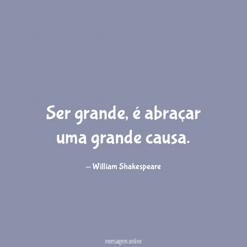 Ser grande