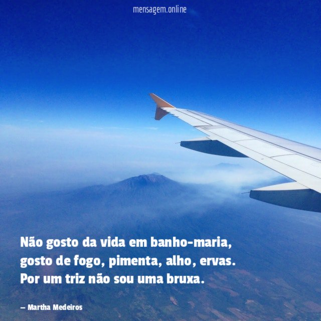 Não gosto da vida em banho-maria