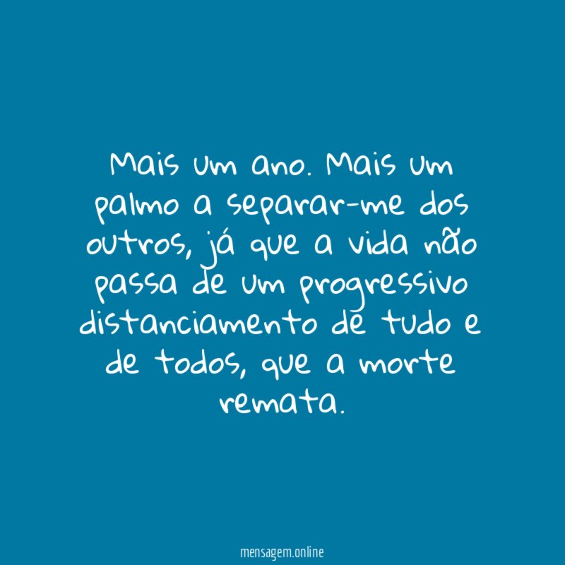 Mais um ano