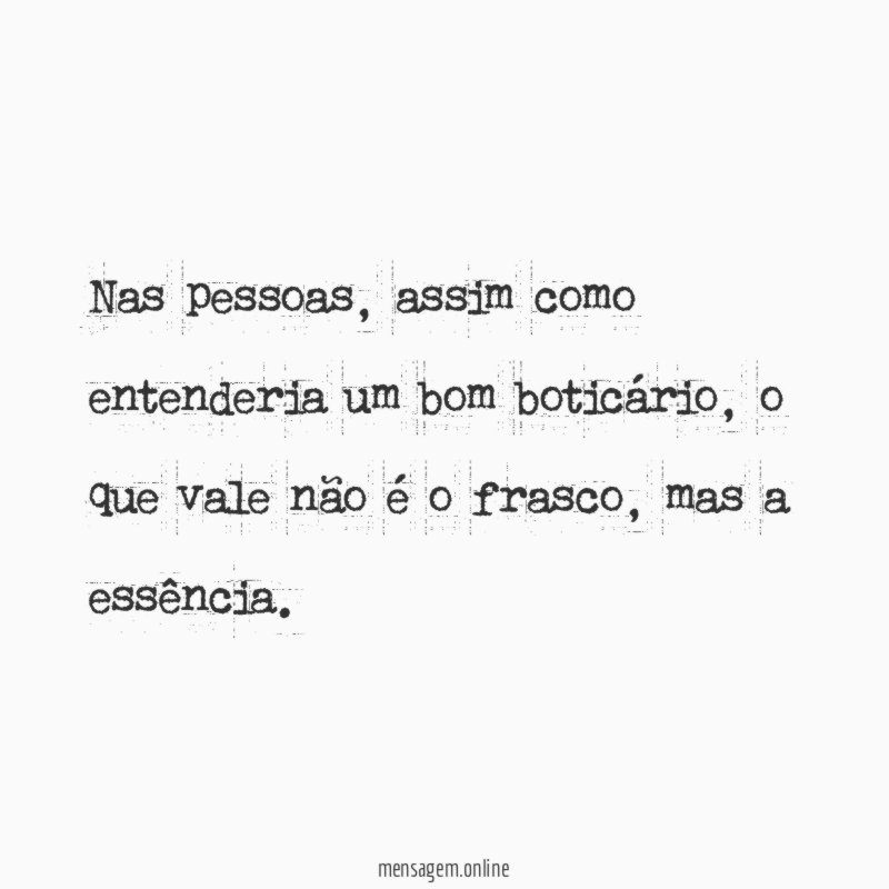Nas pessoas