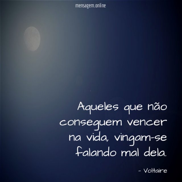 Aqueles que não conseguem vencer na vida