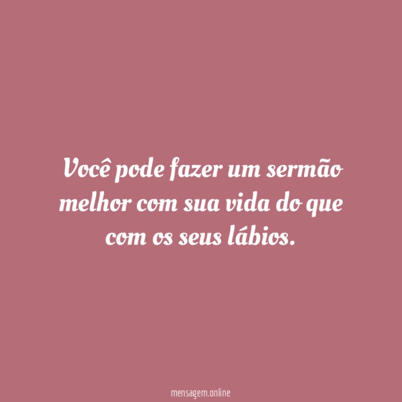 Você pode fazer um sermão melhor com sua