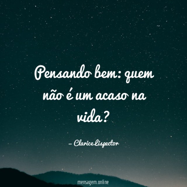 Pensando bem