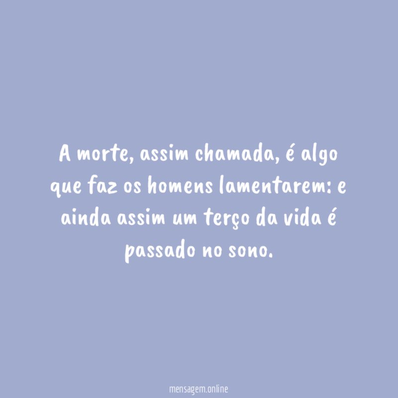 A morte