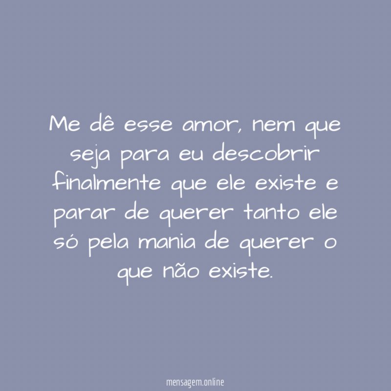 Me dê esse amor