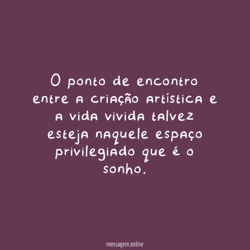 O ponto de encontro entre a criação artística