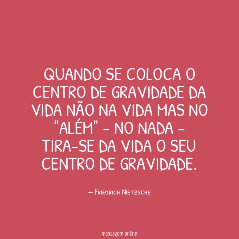Quando se coloca o centro de gravidade da