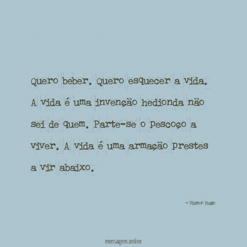 Quero beber