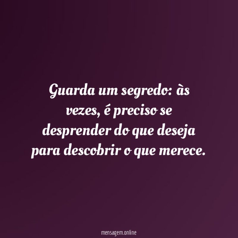 Guarda um segredo