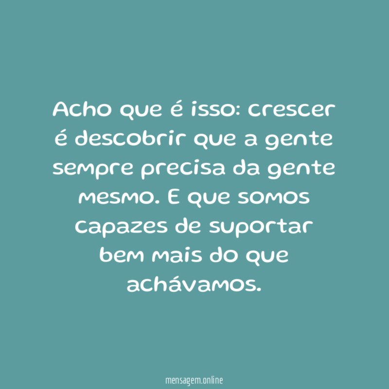 Acho que é isso