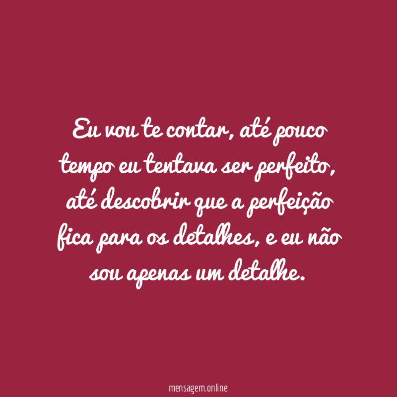 Eu vou te contar