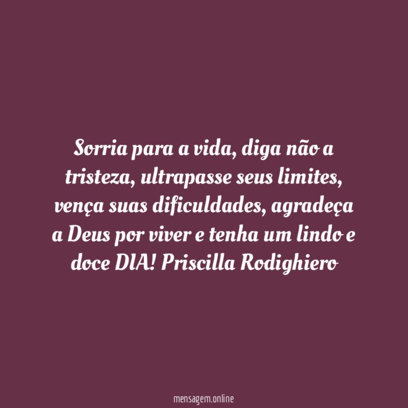 Sorria para a vida