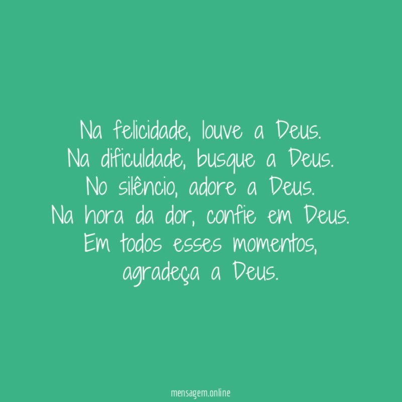 Na felicidade