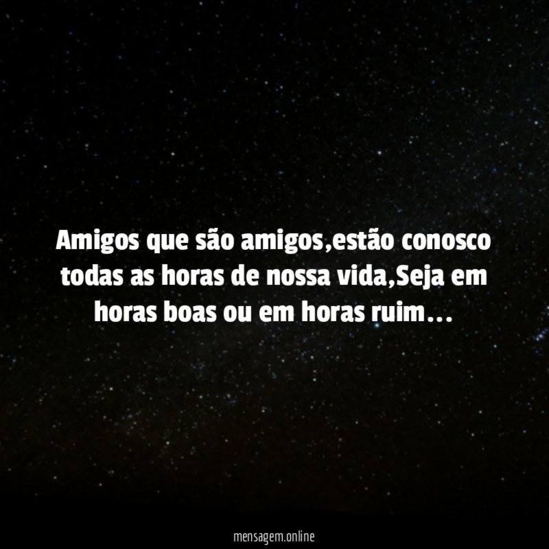 Amigos que são amigos