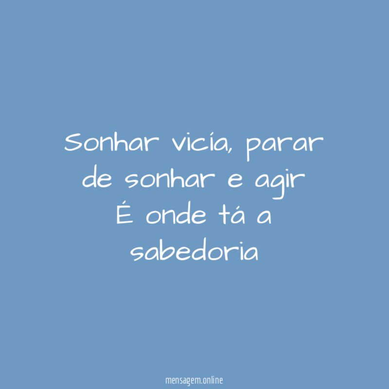 Sonhar vicía
