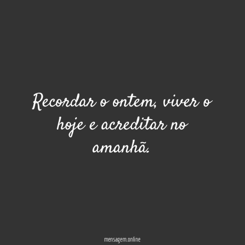 Recordar o ontem
