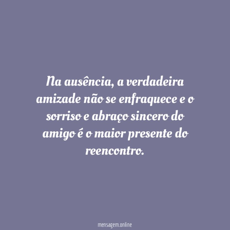 Na ausência