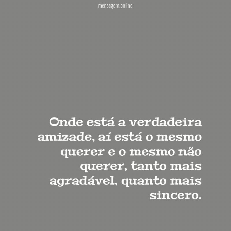Onde está a verdadeira amizade