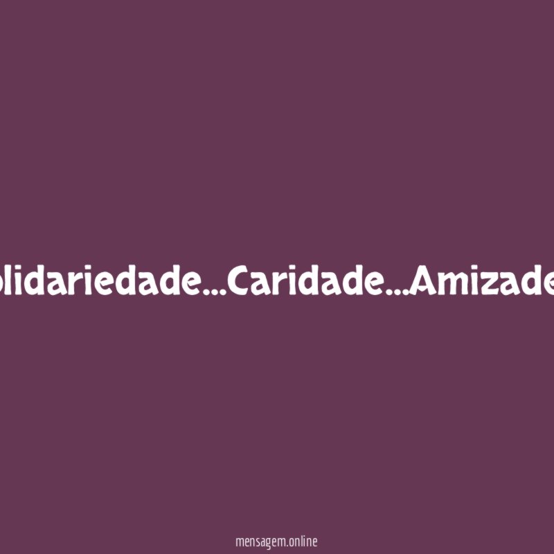 Solidariedade