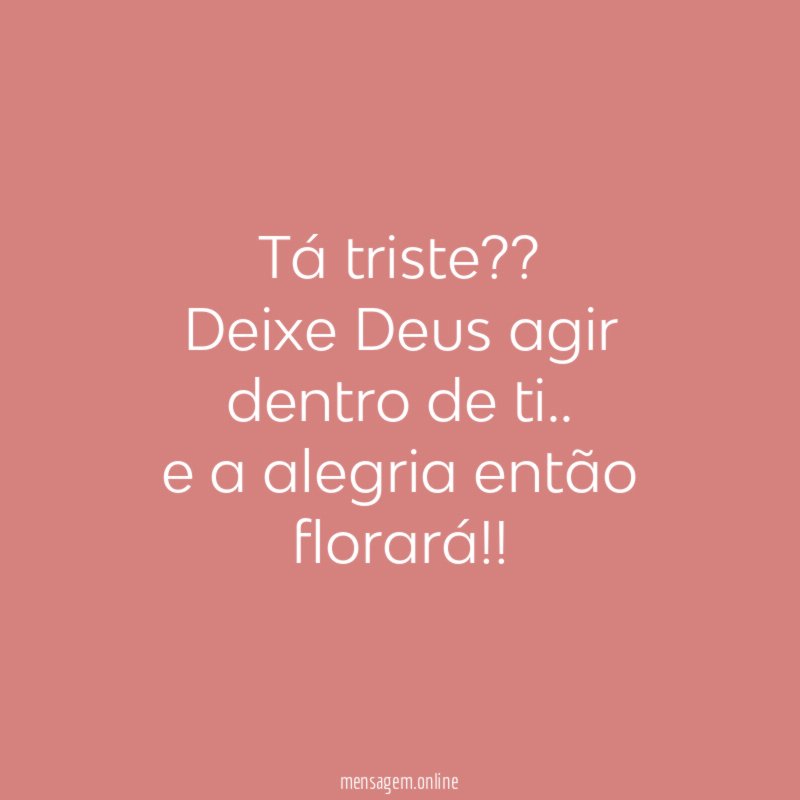 Tá triste