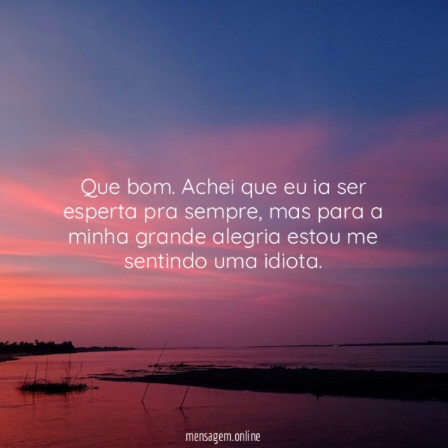 Que bom