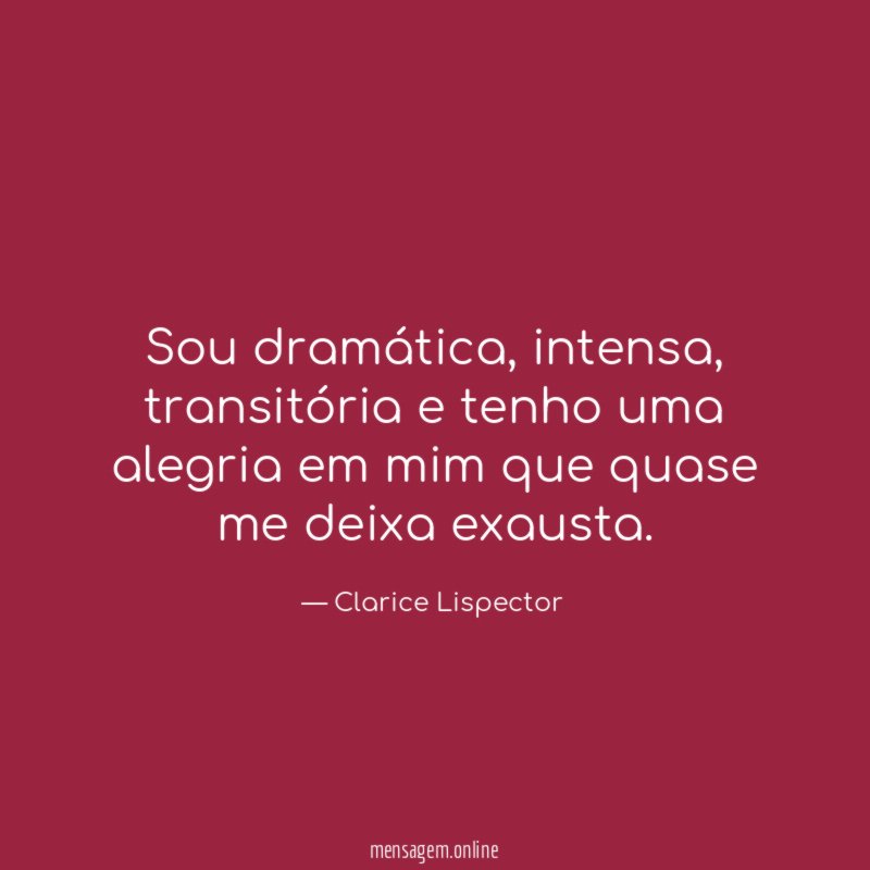 Sou dramática
