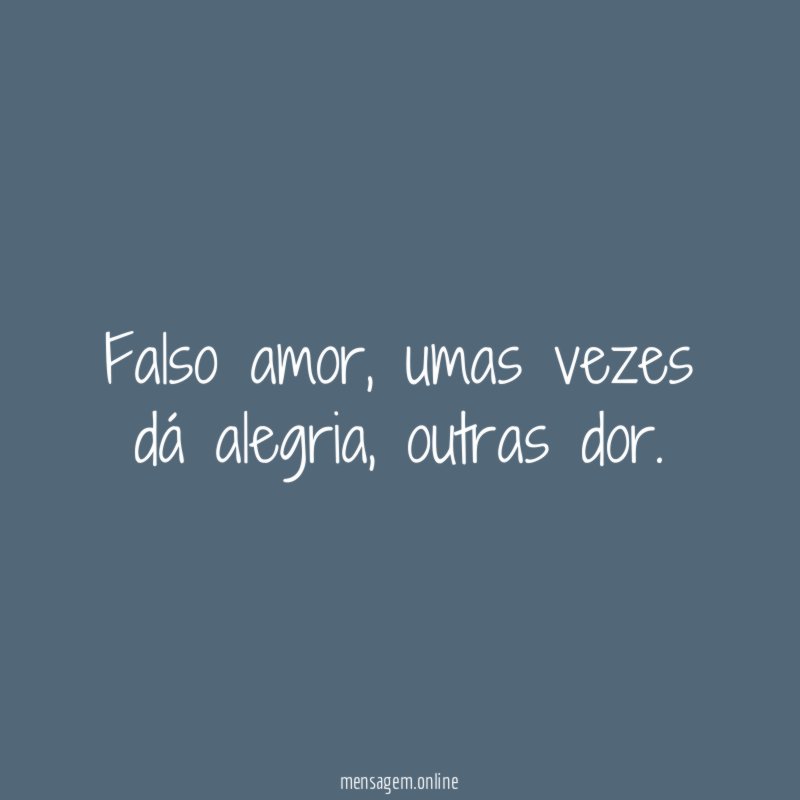 Falso amor