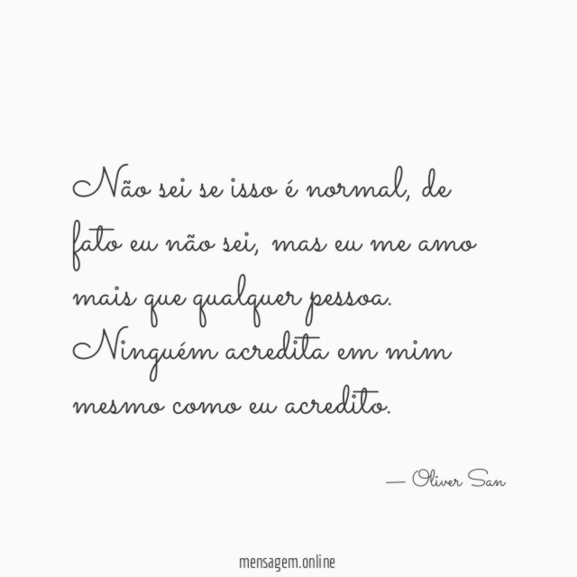 Não sei se isso é normal