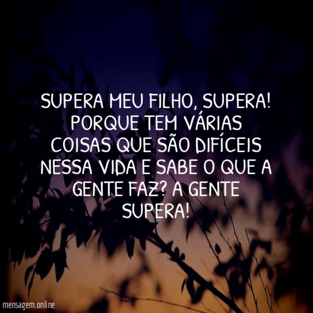 Supera meu filho