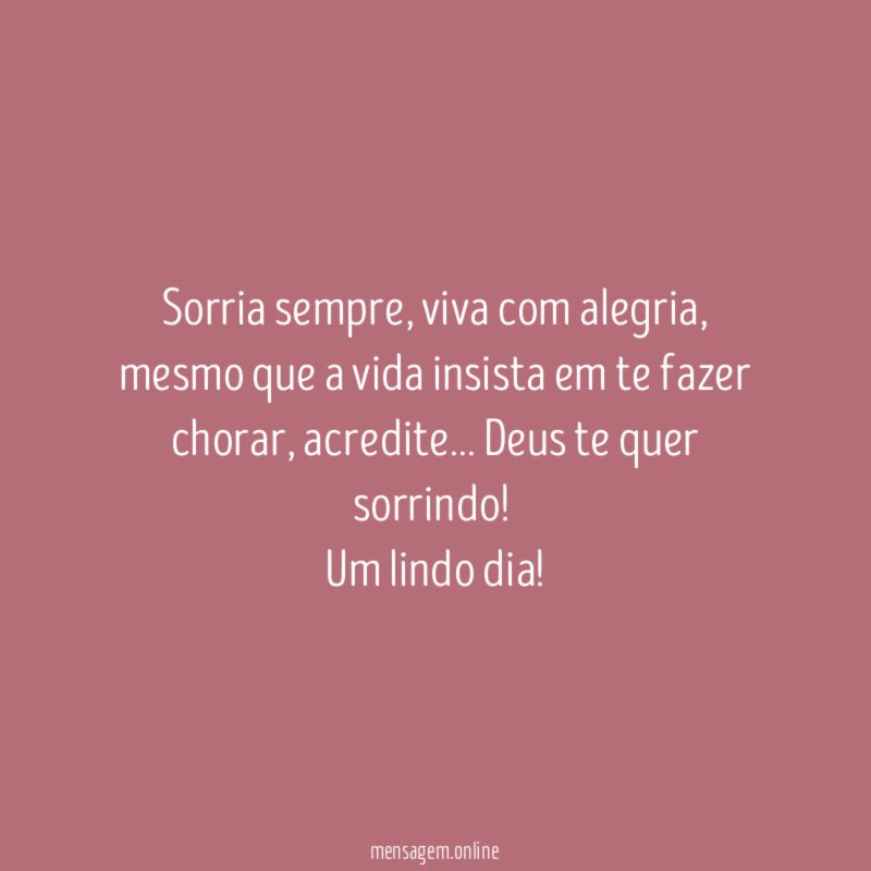 Sorria sempre