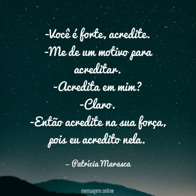Você é forte