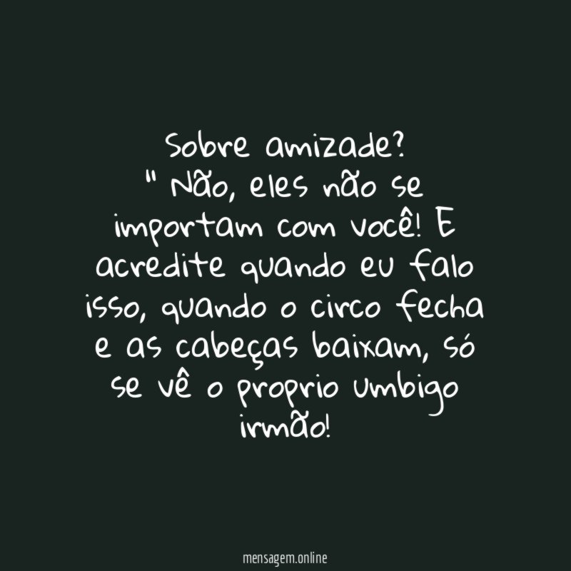 Sobre amizade