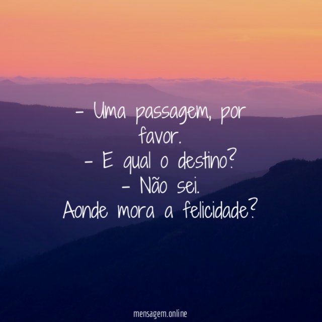 Uma passagem