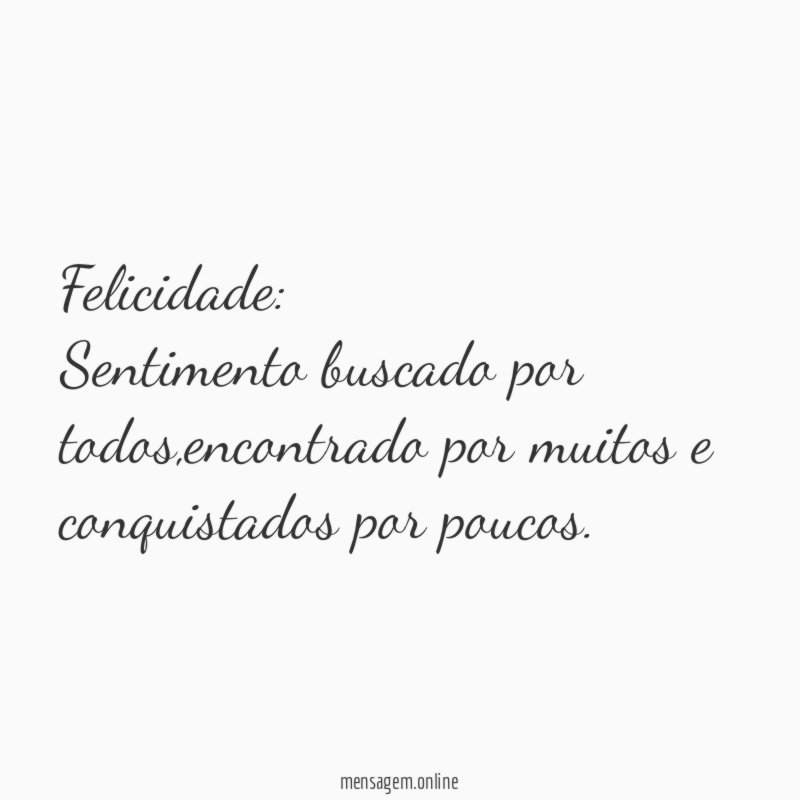 Felicidade