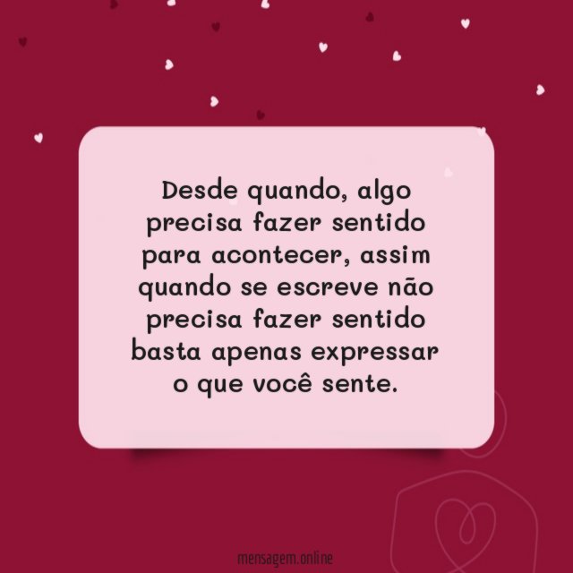 Desde quando