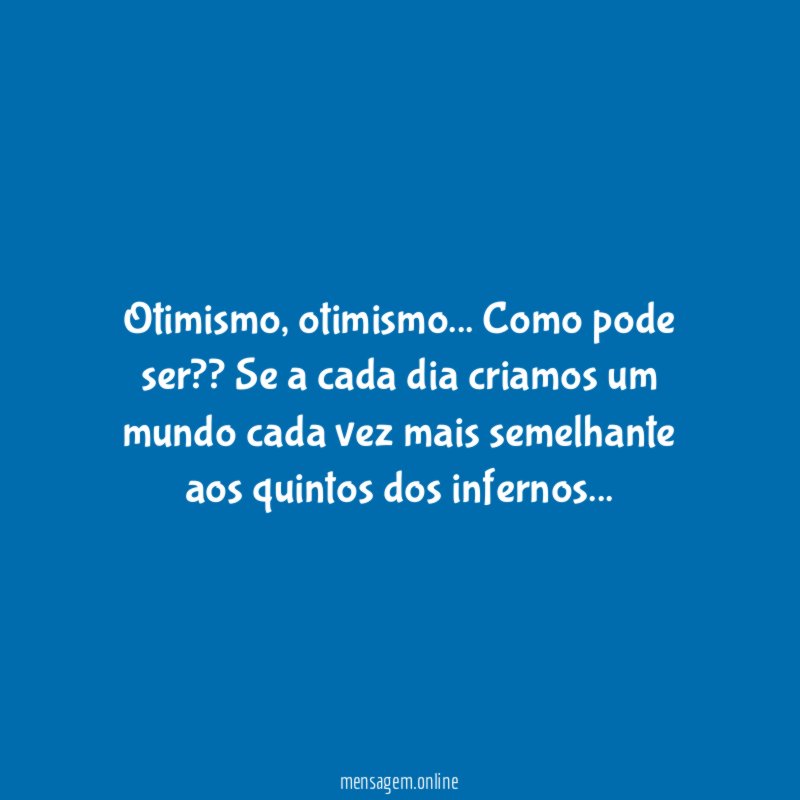 otimismo