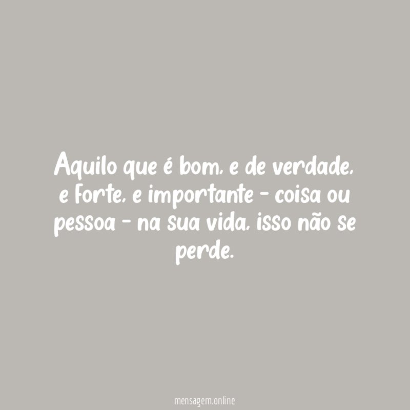 Aquilo que é bom